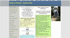 Desktop Screenshot of michianavillage.org